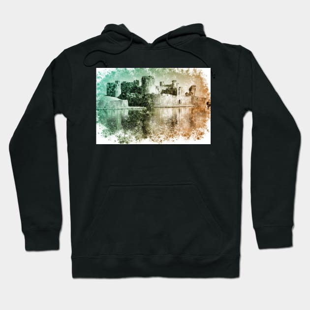 Caerphilly Castle Hoodie by RJDowns